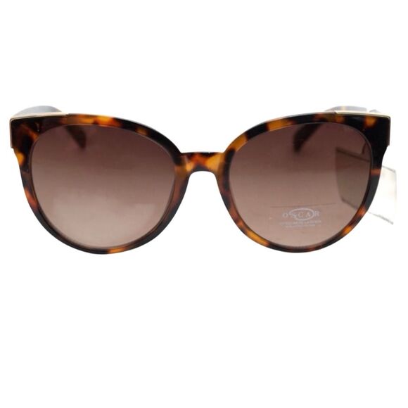 Oscar de la Renta Tortoise Shell Sunglasses Mod 1334 Women\'s Designer Cat Eye NE